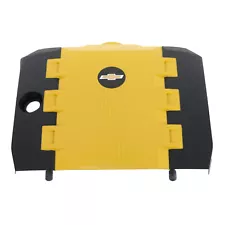 OEM NEW 2010-2015 Chevrolet Camaro Engine Cover Yellow w/Bowtie Logo 12658127