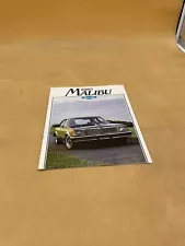 1980 CHEVROLET MALIBU ORIGINAL DEALER SHOWROOM SALES BROCHURE CATALOG BOOKLET