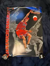 SLAM DUNK Poster 515 x 728mm Hanamichi Sakuragi 1994 Not For Sale Item Rare