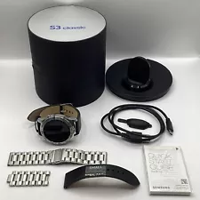 Samsung Gear S3 Classic Smart Watch SM-R770 w/ Accessories - Working (J6)W#667