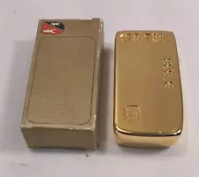 Gold Bar Style Cigarette Lighter in Original Box