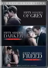 Fifty Shades Of Grey 3 Trilogy Movie Collection DVD Theatrical Version NEW USA