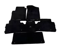 Infiniti QX80 OEM Black Carpeted Floor Mats G4900-1V9XX, Great Condition!