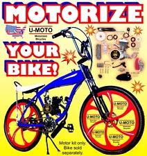 COMPLETE 2-STROKE 66cc/80cc MOTORIZED BIKE KIT FOR YOUR BICYCLE DIY NEW POWER