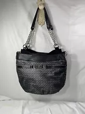 MICHE LUXE Montreal Demi Shell w/ Straps AND MICHE DEMI BASE BAG Black & White