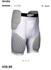 Schutt Varsity Integrated Girdle Shorts Mens Large Padded White