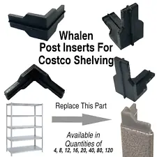 Whalen Post Insert Corner Plastic Connector Costco Shelving Unit 5 Shelf Rack