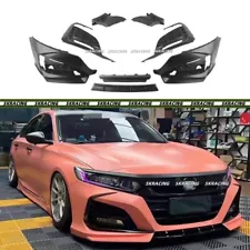 For Honda Accord 10th GEN 2018-2021 Front Bumper Lip Fog Molding Trim Body Kit