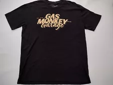 Gas Monkey Garage Graphic Shirt Mens Size X Large Black 100 % Cotton