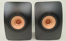 KEF LS50META Bookshelf Loudspeakers SP4027BA Pair Black - U3