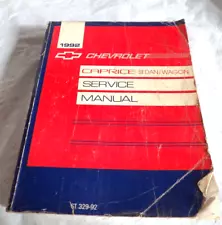 1992 Chevrolet Caprice Sedan/Wagon Service manual ST329-92