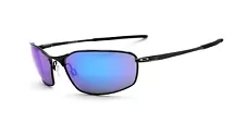 OAKLEY Whisker Sunglasses OO4141-1470 Black/Prizm Sapphire new