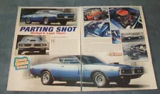 1971 Dodge Charger Hemi R/T Export Vintage Article "Parting Shot"