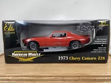 1/18 Ertl American Muscle Elite 1973 Chevrolet Camaro Z28 Red Part # 33977 !