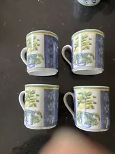 (4) Villeroy & Boch Switch 3 Corfu Country Lemon Tree Tea Cup Coffee Mug