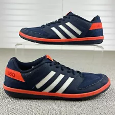 Adidas Indoor Soccer Shoes Womens Sz 8 USA Free Football Janeirinha Blue Orange