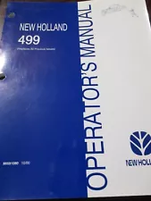 New Holland 499 Pivot-Tongue Mower-Conditioner Operator's Manual 2000