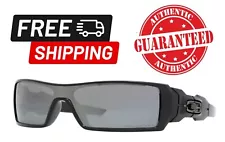 OAKLEY OO9081-26203 OIL RIG POLISHED BLACK IRIDIUM POLARIZED SUNGLASSES NEW