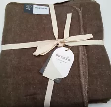 Berkshire Cashmere & Wool Blend Throw Blanket. 50" x 70". Foal Color.