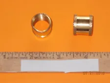 Tobacco Pipe parts & accessories - (1) Large chamber - brass - 5/8"