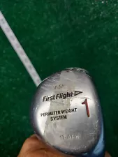 FIRST FLIGHT FAIRWAY 1 WOOD GOLF CLUB 45" RH 10.5 LOFT PERIMETER WEIGHTED 17-4PH