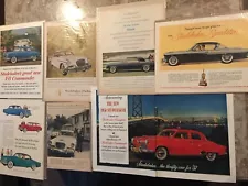 1959 1960 1962 Studebaker Golden Hawk Commander *Original*car ad print*Lot of 7* (For: 1956 Studebaker Golden Hawk)