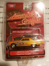 Motor Max American Graffiti Orange With Flames 1:64 Scale 1971 Chevrolet Impala