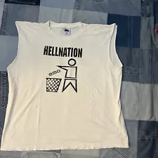 Distressed Hellnation EMO Cut Off Shirt XL/XXL