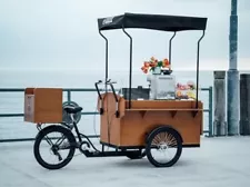 Ferla X - Coffee vending bike for sale. All in one mobile motorized electric