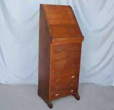 Antique Oak Library Magazine file Cabinet – original finish