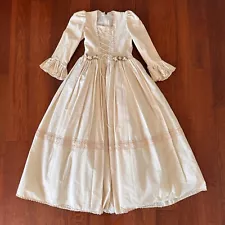 Girls Vintage Renaissance Style Gown Theatre Costume Bidgerton Regency Dress