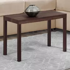 black coffee table, rectangular table