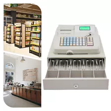 New Digital LED Cash Register with Drawer 48 Keys for Retail Restaurant POS SALE