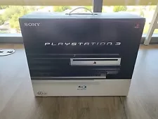 Sony PlayStation 3 60GB Piano Black Console CECHA01 PS3 backward compatible READ