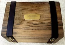 1973 Franklin Mint Centennial Car Ingots Collection Chest Display Case No Ingots