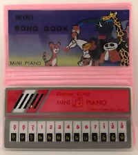 Mini Piano Electron Echo Mini Song Book Vintage 80's Toy Functional