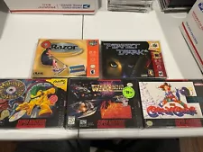 Mixed Nintendo Sealed (SNES, N64) Game Lot - 5 Games + 1 Bonus Game!!!