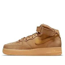 NEW Men's Size 5 / W6.5 Nike Air Force 1 Mid '07 Flax Brown DJ9158 200 Shoes