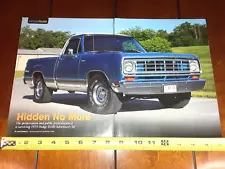 1975 DODGE D100 PICKUP TRUCK ORIGINAL 2022 ARTICLE