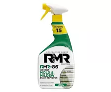 RMR-86 Instant Mold and Mildew Stain Remover Spray - Scrub Free Formula, 32 Fl