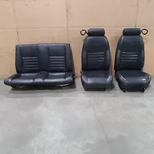 99-04 Mustang Gt Seats Front Rear Set Charcoal Convertible Aa7170