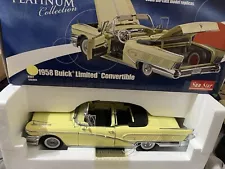 Sun Star Platinum 1958 Buick Limited Convertible 1/18 scale New In Box