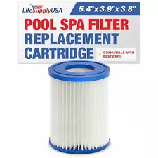 LifeSupplyUSA Pool Filter Cartridge for above Ground Pools Replacement Spa