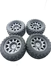 4x Powerhobby Scorpion XL Belted Tires on 24mm Hex Wheels for Traxxas X-Maxx