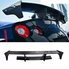 For Nissan GTR R35 TS Style Carbon Fiber Nismo Rear Wing Spoiler 2008-2023 GT-R