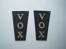 VOX name plates pair ( 2)