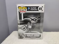 Funko Pop DC Comics Black and White Harley Quinn #45 w/Pop Protector