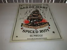 The Original Sailor Jerry Spiced Rum POSTER Homeward Bound 2009 laminated