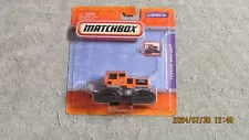 2010 MATCHBOX WORKING RIGS TUCKER SNO-CAT On Card Orange