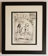 Robert Crumb Original 1966 Pen & Ink Macro Biotic Comix from Crumb's Sketchbook